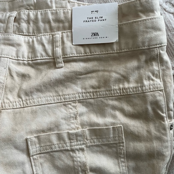 ZARA The Slim Frayed Pant - Picture 8 of 10
